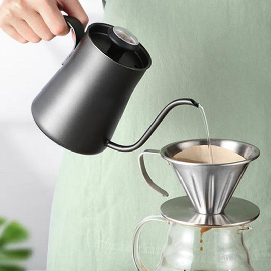 Cafetière en acier inoxydable 304 avec thermomètre