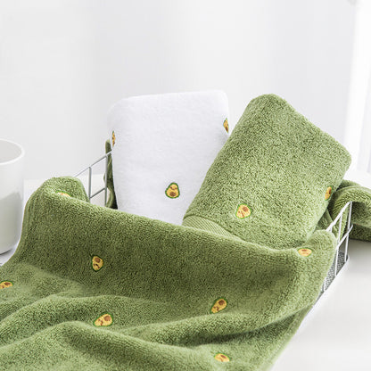 Avocado Cotton Breast Wrapped Cotton Bath Towel Adult Increase Soft Water Absorption Can Be Customized Logo Wholesale