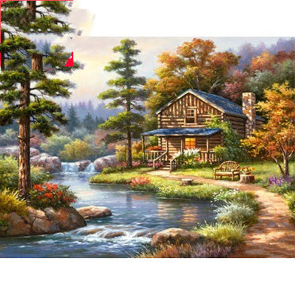 New Diy Landscape Diamond Painting 5D Full Diamond Cross Stitch Diamond Painting