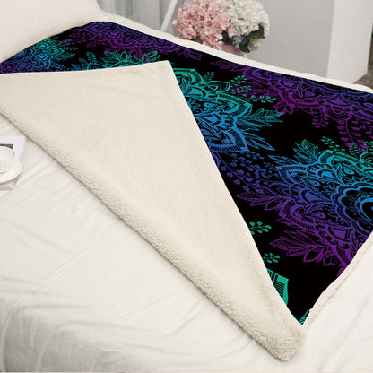 Thickened Double Layer Plush 3D Digital Printing Blanket