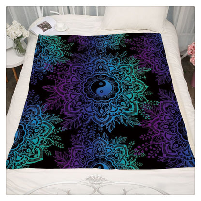 Thickened Double Layer Plush 3D Digital Printing Blanket