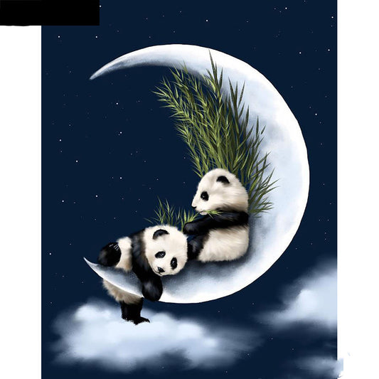 5D Diamond Painting Gute Nacht Panda