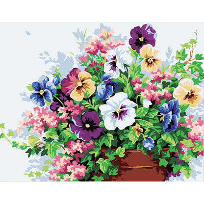 Flower Frameless Digital Oil Painting Decorative Painting