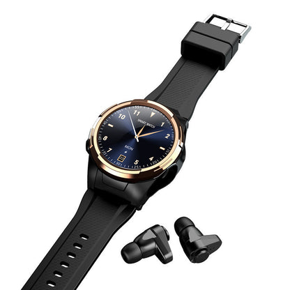 Montre connectée de Sport pour hommes, avec écouteurs Bluetooth, thermomètre de température corporelle, écran entièrement tactile, bracelet intelligent S201, 696