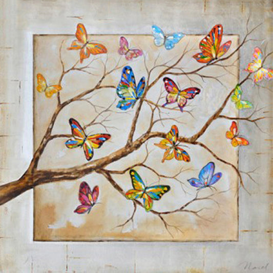 3d diamant mosaïque décor à la maison diamant broderie bricolage diamant peinture point de croix kit papillon arbre