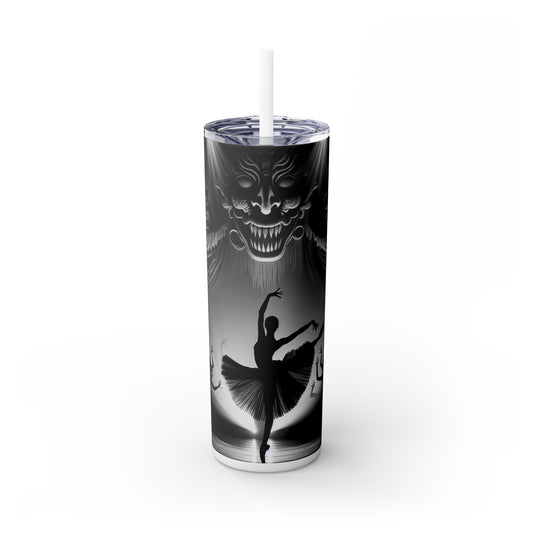 "Danse sous les projecteurs". - The Alien Maars® Skinny Tumbler avec paille 20oz