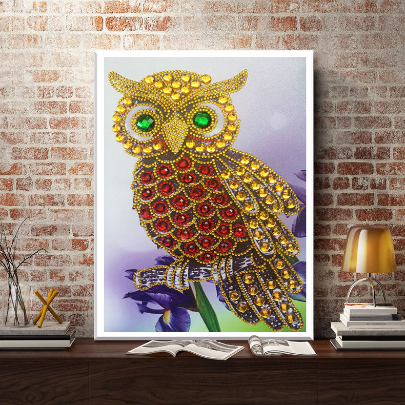 Alien Owl Diamond Painting