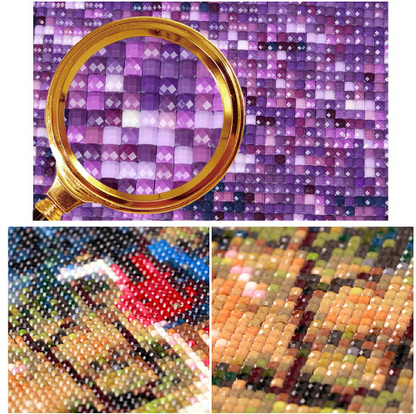 Full Square Diamond 5D DIY Diamond Embroidery Colorful Chihuahua Diamond Painting Cross  Rhinestone Mosaic Decoration Cx