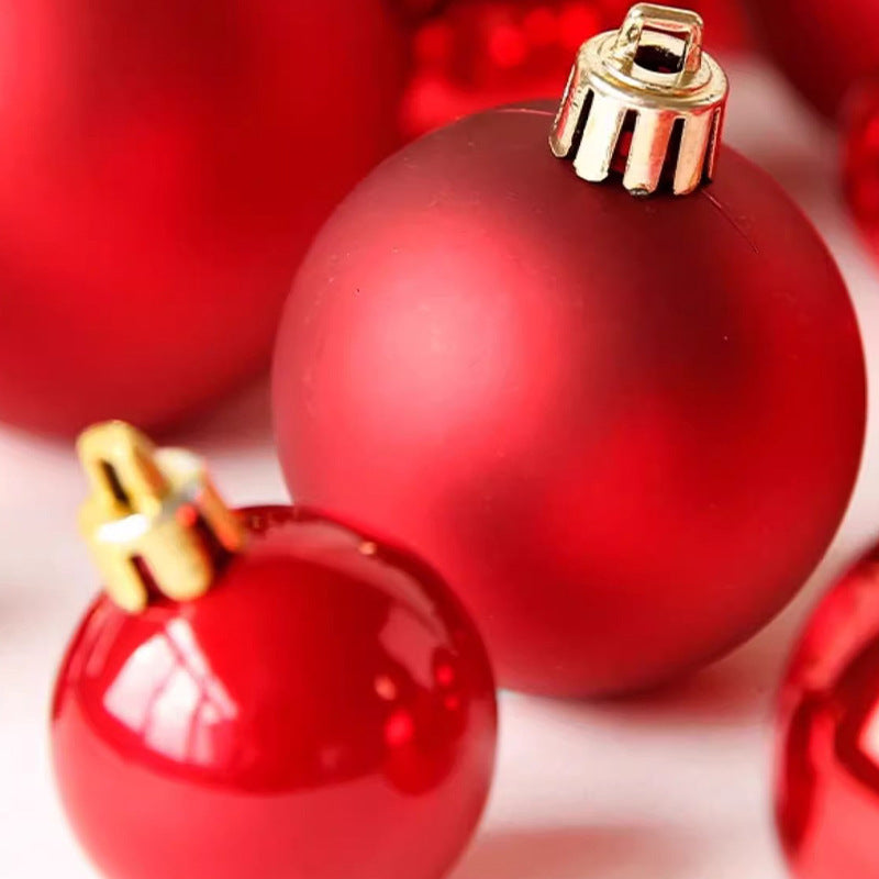 Christmas Decoration Atmosphere Pendant Red Ball