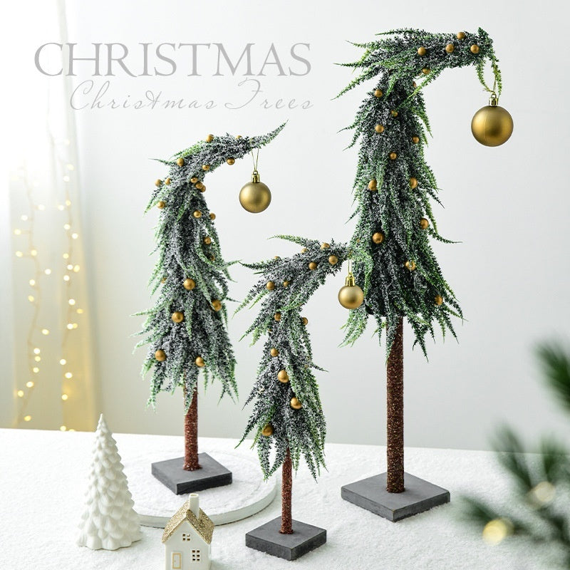 Arbre de Noël de bureau Wry Neck Décoratif pour bureau