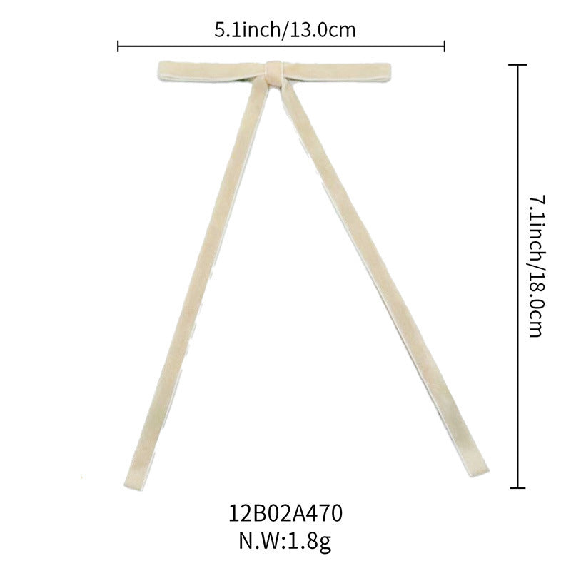 Lot de 12 bandes de velours avec nœud et décoration pour sapin de Noël