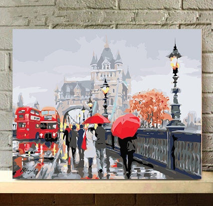 5D Diamond Painting -  London Paris