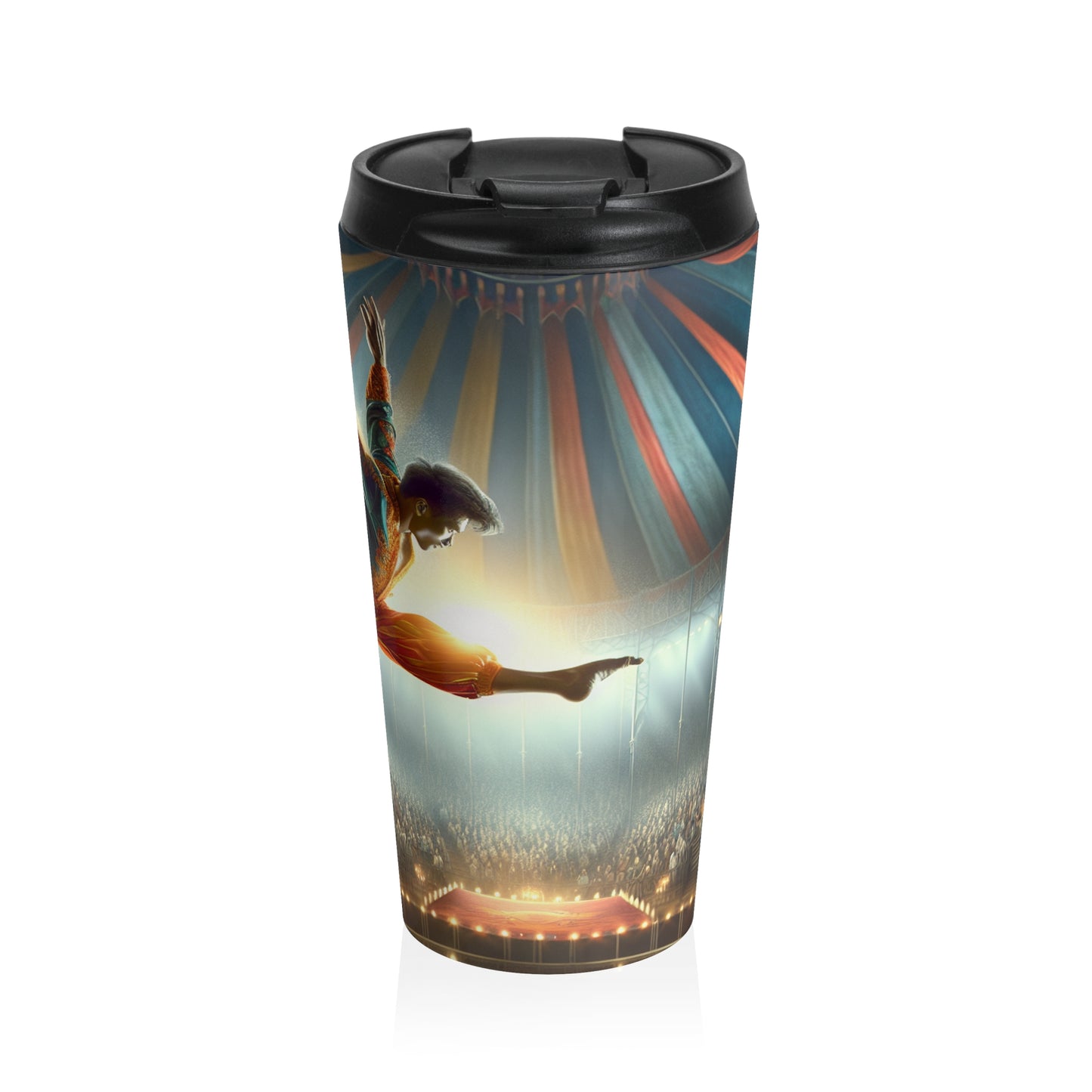 "The Aerial Acrobat" - The Alien Stainless Steel Travel Mug Photorealism