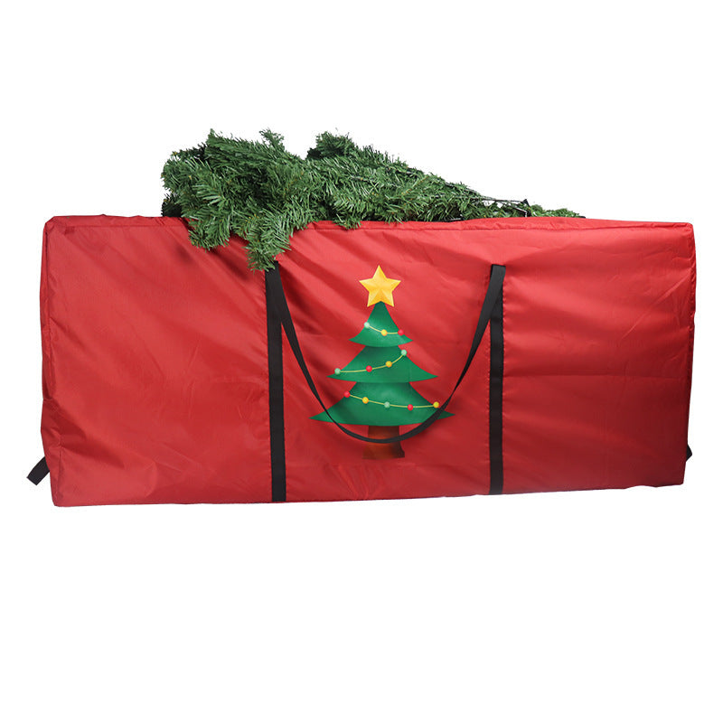 Bolsa organizadora para cochecito con forma de árbol de Navidad, resistente al agua y al polvo