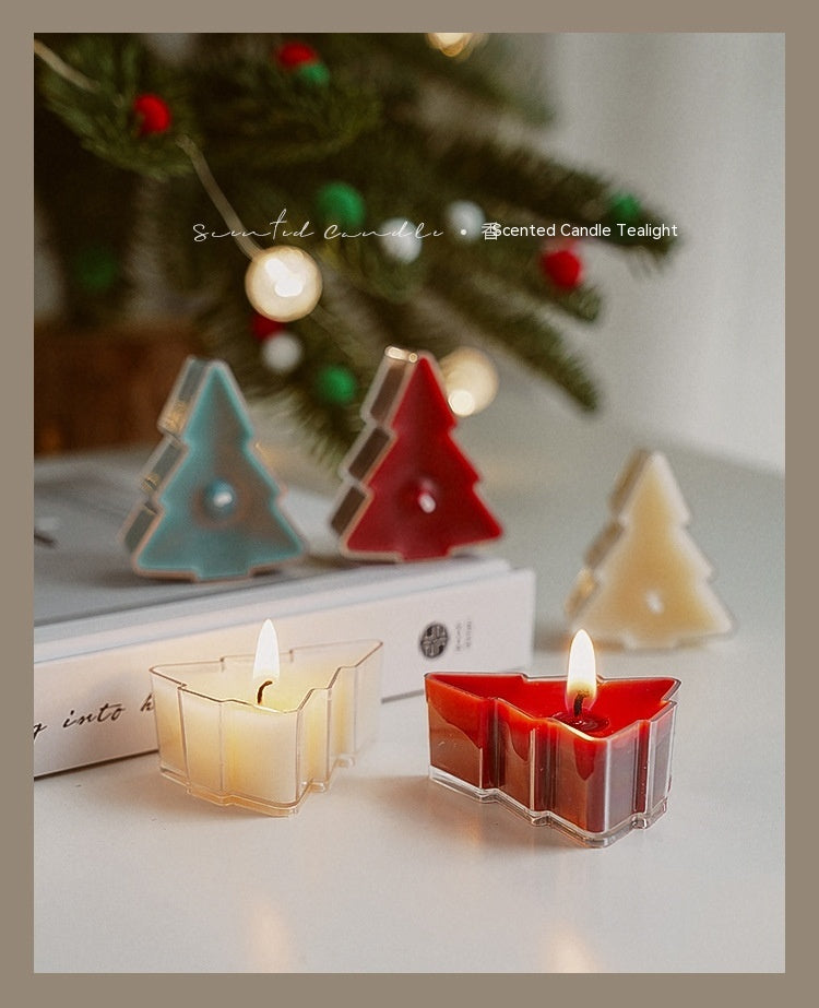 Christmas Tree Tealight Handmade Gift