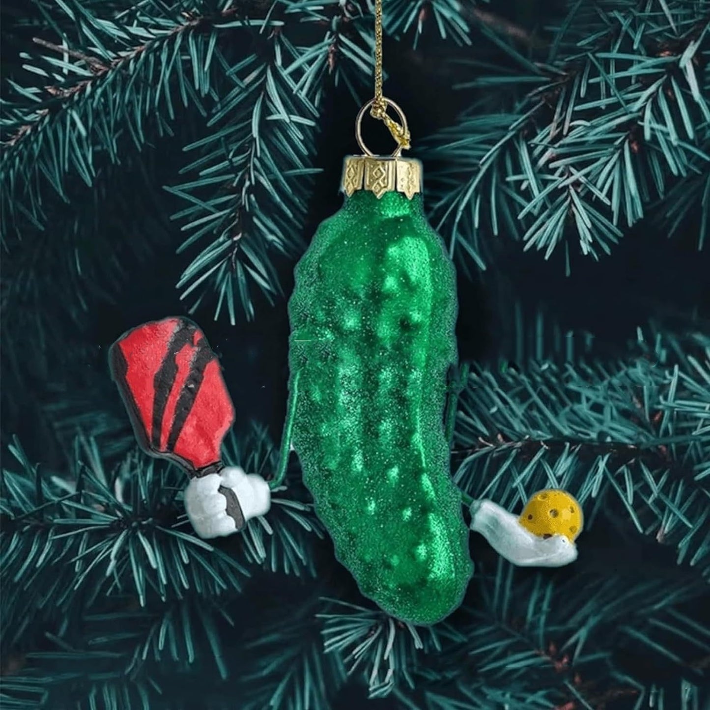 Décorations de Noël intéressantes en résine de concombre