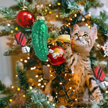 Décorations de Noël intéressantes en résine de concombre