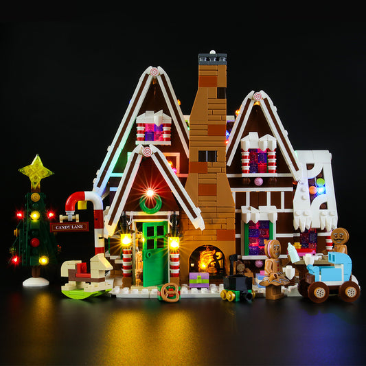 LED String Light for Building Block Gingerbread House Compatible With 10267 (NOT Include The Model)