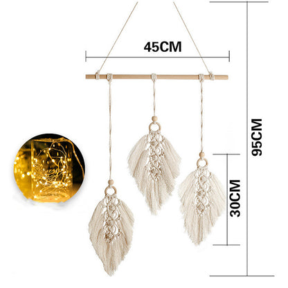 Woven Dream Catcher Charm Wind Chime Mori Series Nordic Charm