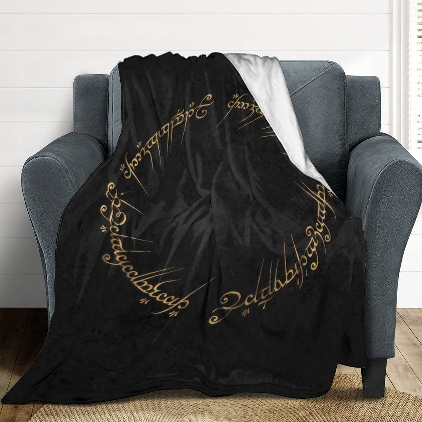 Velvet Map Home Decoration Woolen Blanket