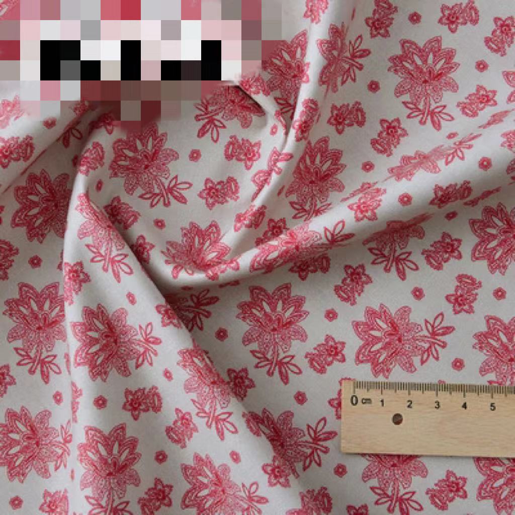 Cotton Cloth Clothes Bag Garden Floral Printing Fabric