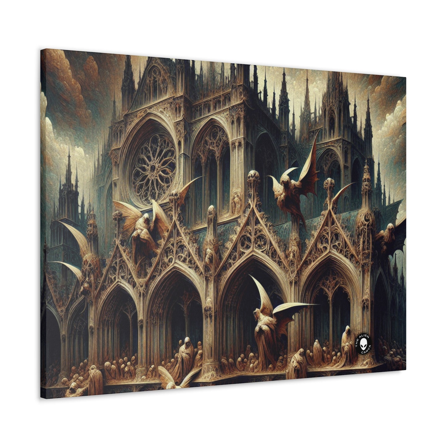 - The Alien Canva Gothic Art