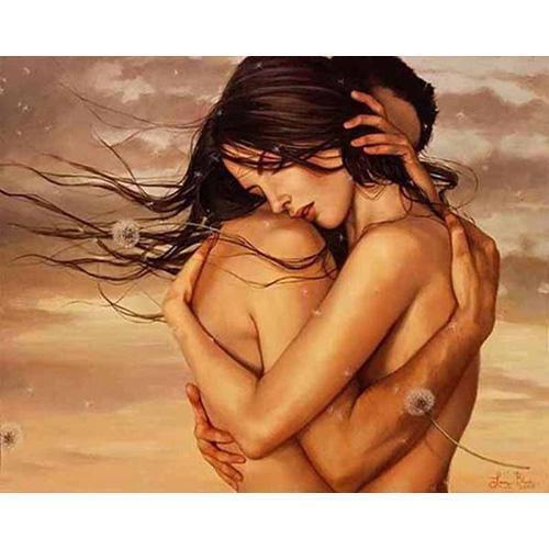 abrazo pintura