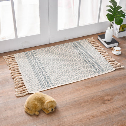 Anti-slip tassel mat