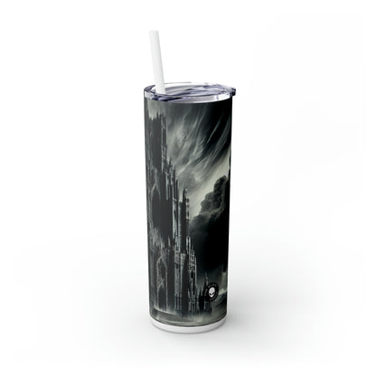 "Sauron's Shadow Tower" - The Alien Maars® Skinny Tumbler avec paille 20oz