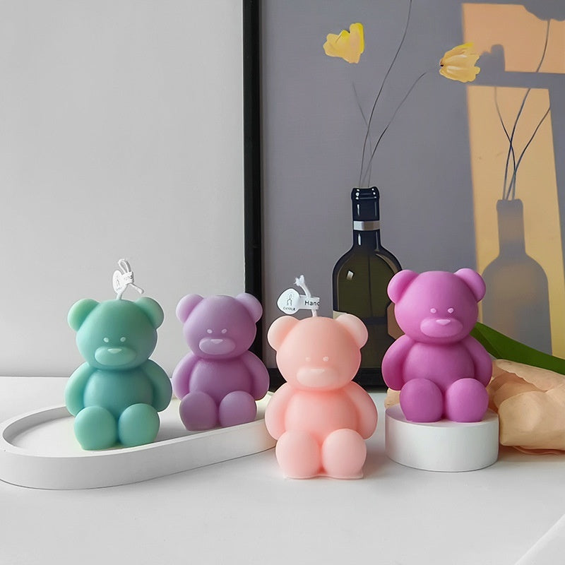 Bear Aromatherapy Candle Birthday Gift Cute Ornaments