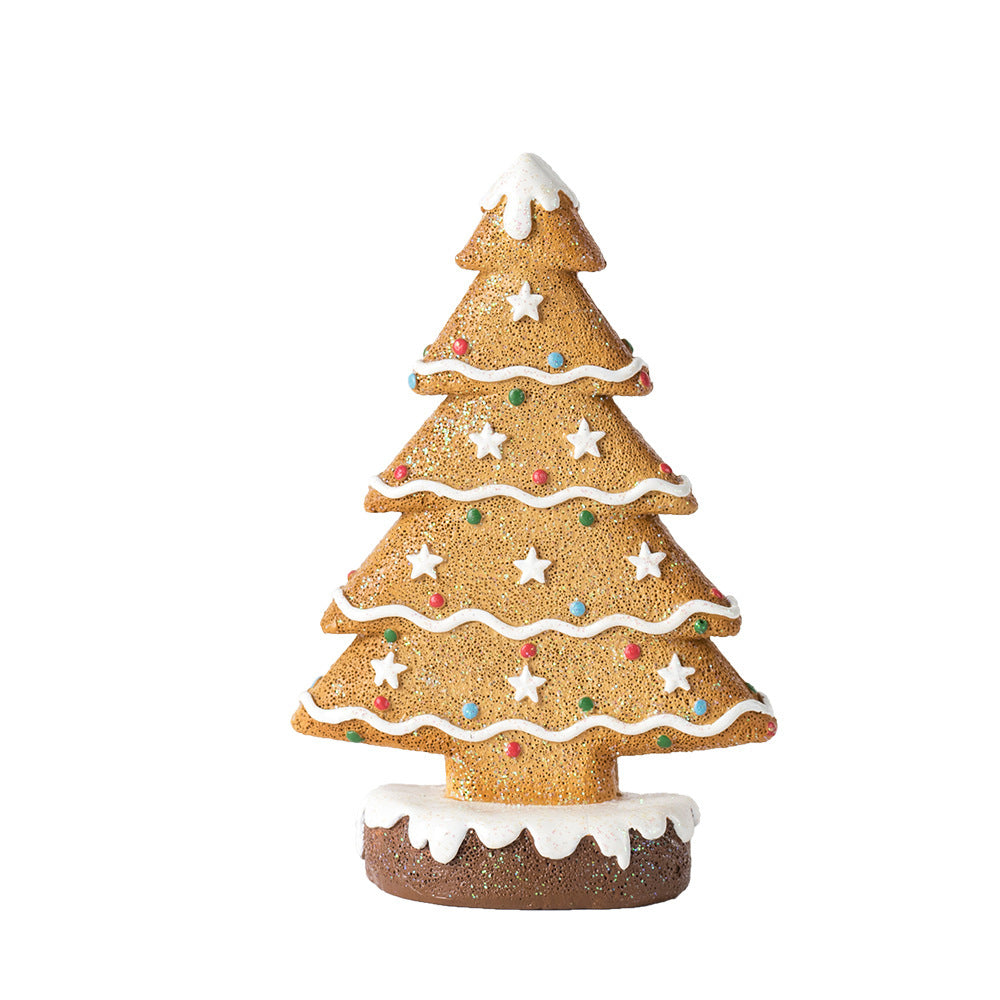 Ginger Cake Tree Model Christmas Scene Decorations