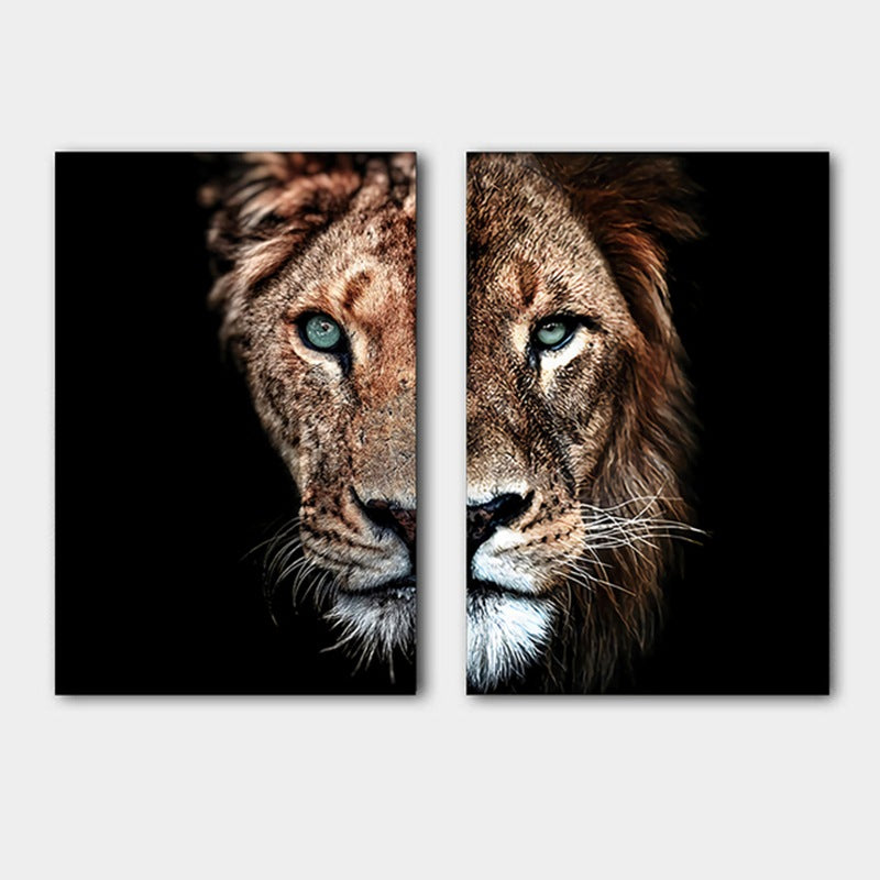 Lion Poster Hanging Painting