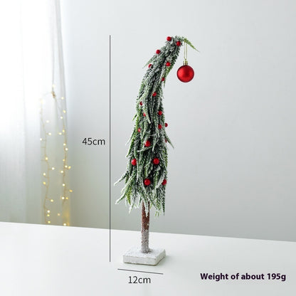 Arbre de Noël de bureau Wry Neck Décoratif pour bureau