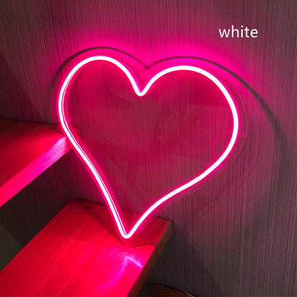 Love Birthday Gift Confession Proposal Creative Lamp Shape Neon Decorative Lamp