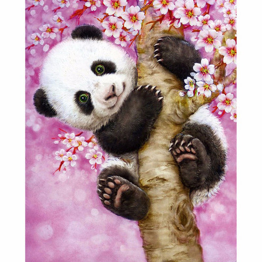 DIY 5D diamante bordado pintura animales panda árbol imagen de diamantes de imitación bordado con juegos de mosaicos de diamantes para