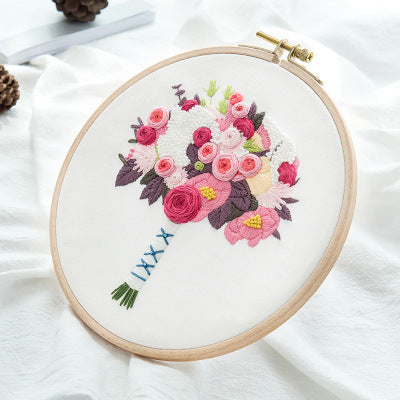 Paquet de matériel de broderie DIY