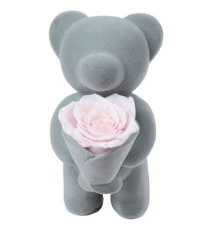 Eternal Life Rose Bear Bear Flower Sweetheart Bear Teach Christmas Gift Doll Bear