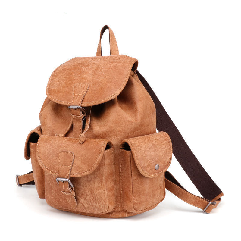 Mochila casual de cuero vintage