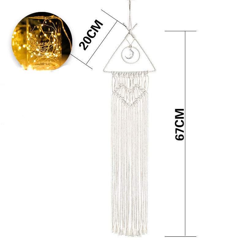 Woven Dream Catcher Charm Wind Chime Mori Series Nordic Charm