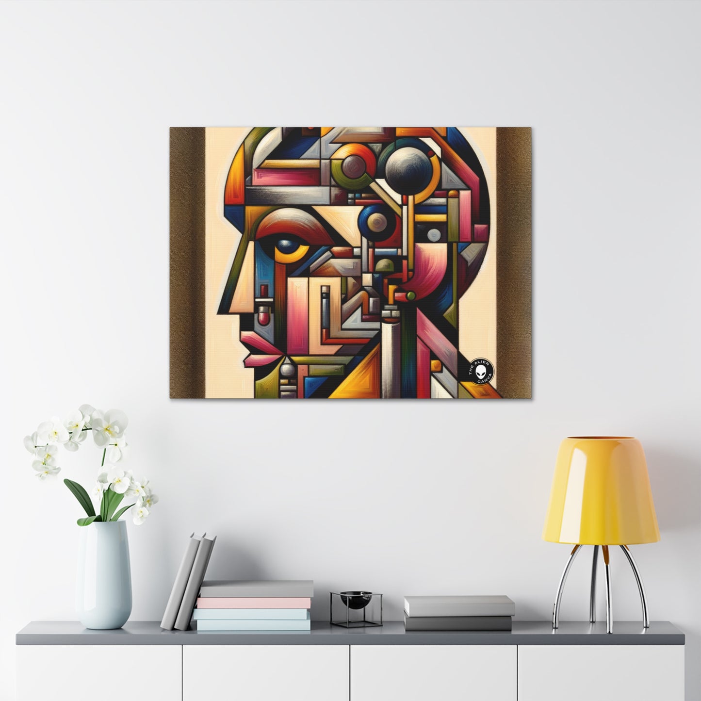 "Mi reflejo cubista" - El cubismo alienígena de Canva