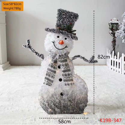 Christmas Fashion Luminous Snowman Decorations Ornaments