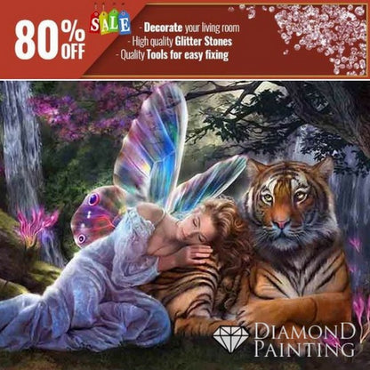 5D Diamond Painting - Fee & Tijger