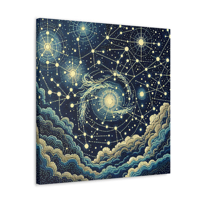 "Dotting the Heavens" - El estilo puntillismo alienígena de Canva