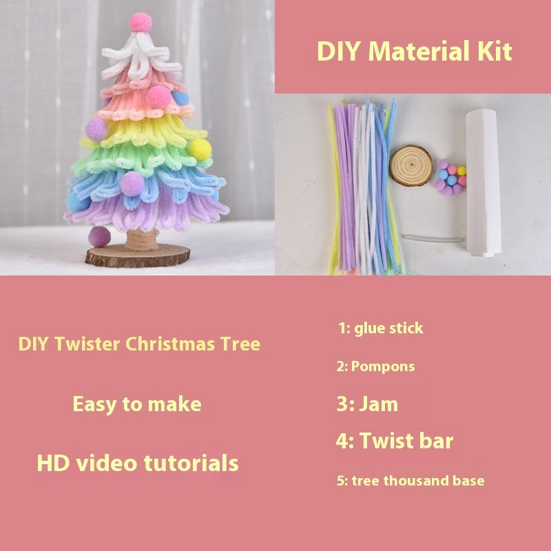 Mini Christmas Tree Diy Material Package