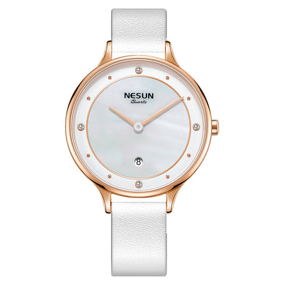 Ladies fashion simple quartz watch