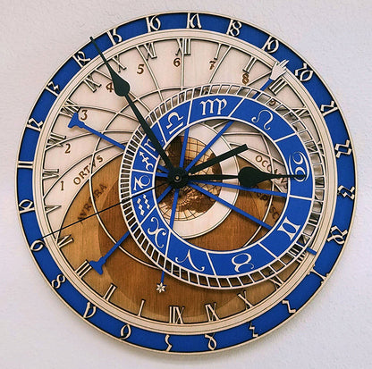 Twelve constellations big wall clock art clock