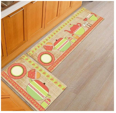 Tapis de sol antidérapants, résistants à l'huile, lavables en machine, pour salle de bain, salle de bain, tapis de chevet