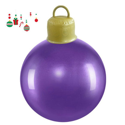 PVC Inflatable 60cm Christmas Ball Ornament Ball Venue Layout Party Atmosphere Ball Courtyard Layout