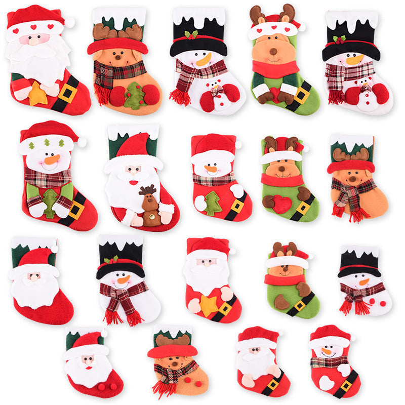 Christmas Stockings Large And Medium Small Size Decorations Pendant