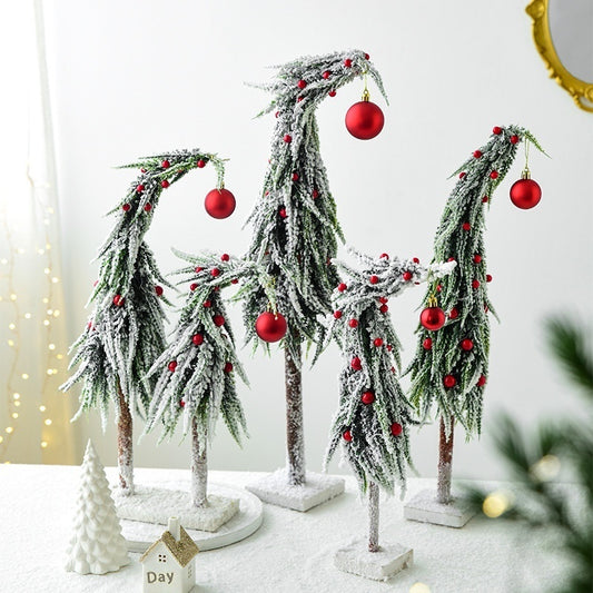 Desktop Christmas Tree Wry Neck Decorative Desktop